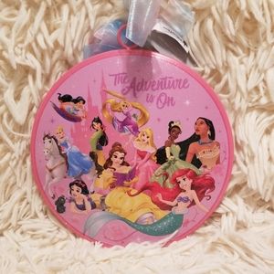 Disney Parks Princess Metal Ornament Pink
